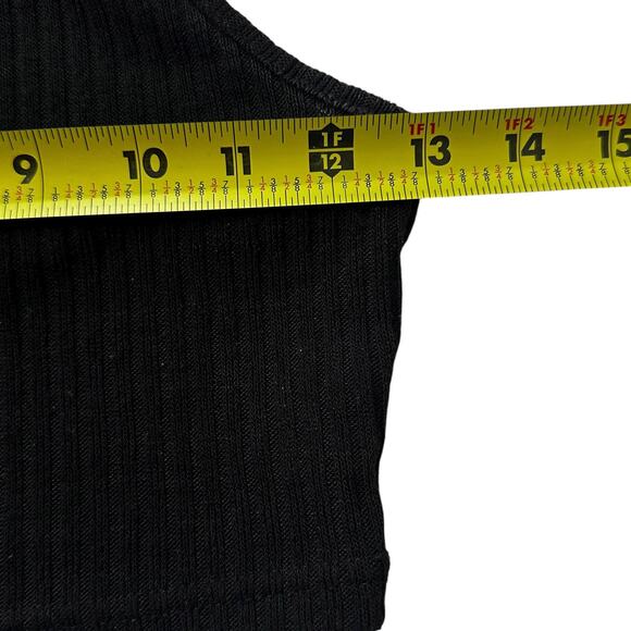 Shein Black High Neck Crop Top Women's Size Small | 25-62-2 - Picture 5 of 6